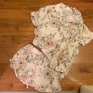 Rachel Ashwell Linen Pj Set Sz S